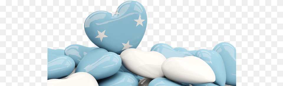 Heart With Border Flag, Turquoise, Pebble Png Image