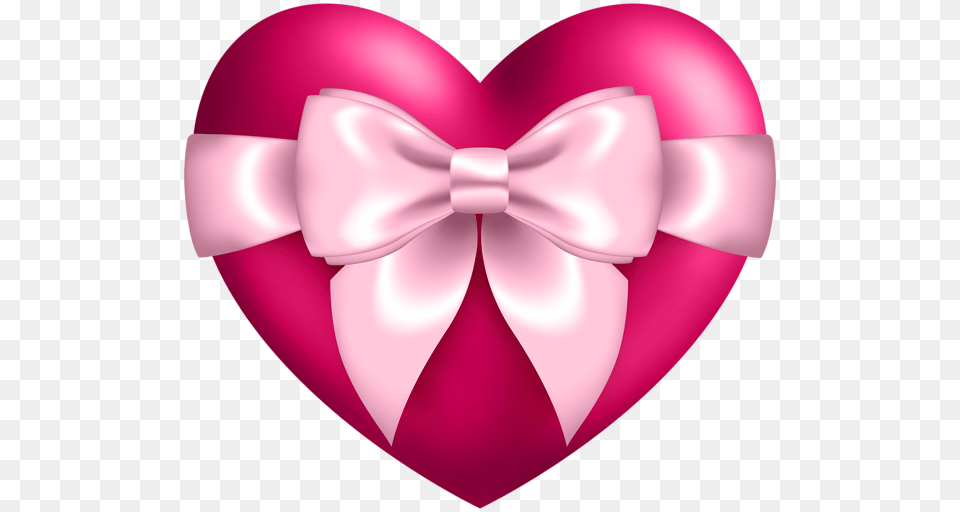 Heart With Bow Clip, Accessories, Formal Wear, Tie, Bow Tie Png Image