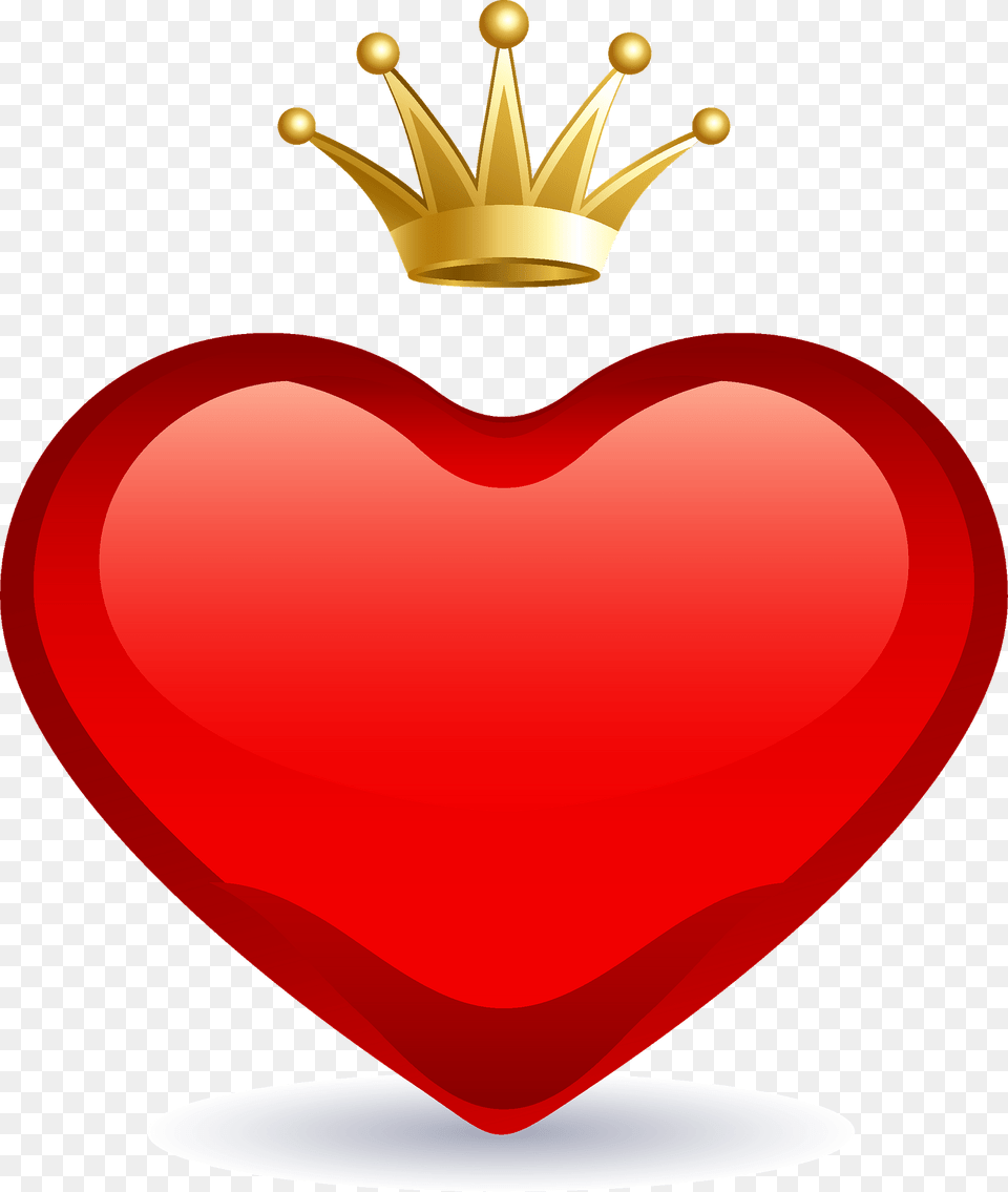 Heart With Crown Clipart, Accessories, Food, Ketchup, Jewelry Free Png Download