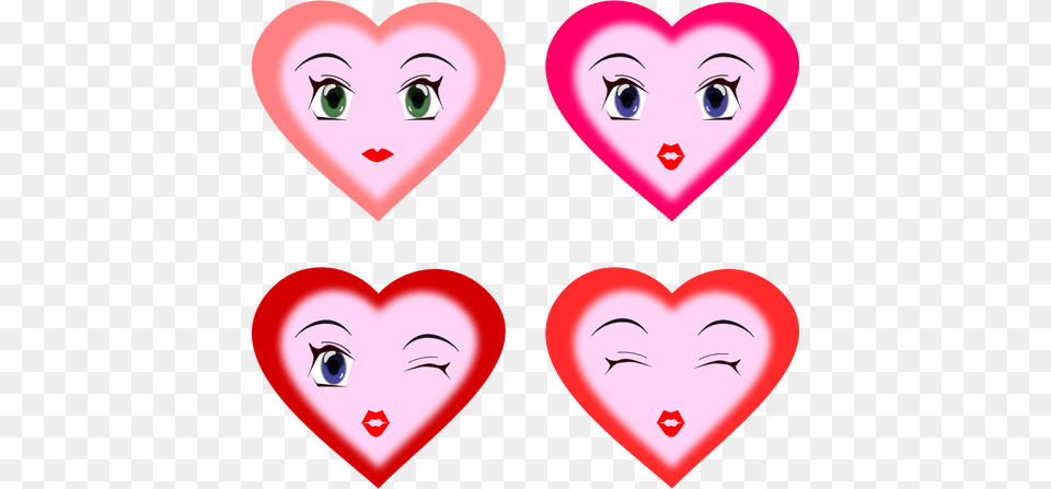 Heart With Faces Vector Image, Face, Head, Person, Adult Png