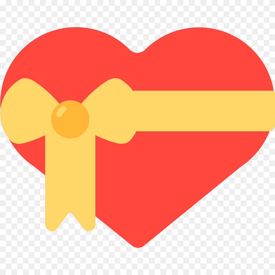 Heart With Ribbon Emoji Clipart Free Png