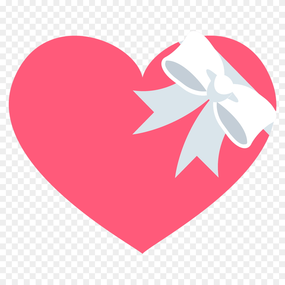 Heart With Ribbon Emoji Clipart Free Png
