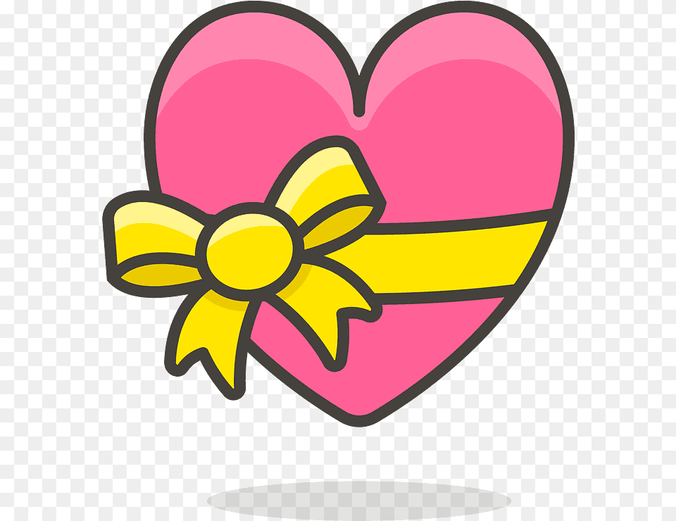 Heart With Ribbon Emoji Clipart Download Transparent Heart With Ribbon Vector Emoji Free Png