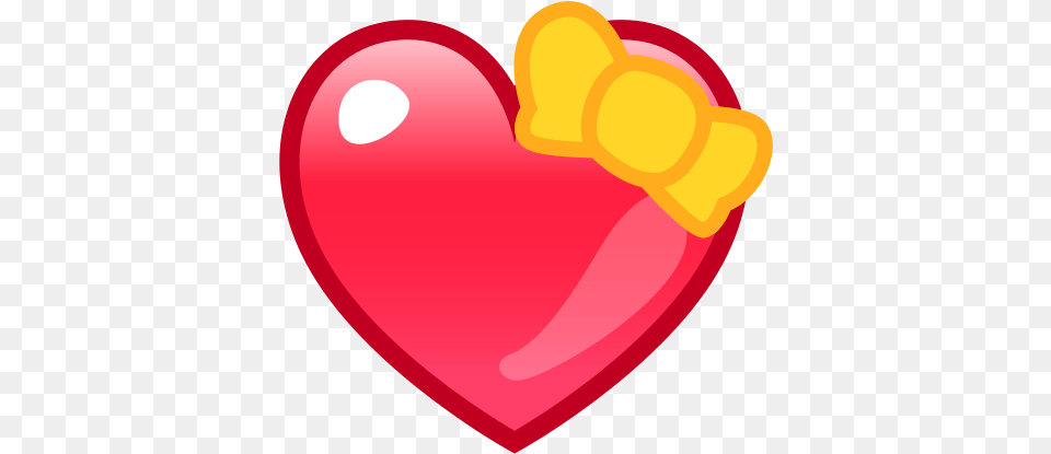 Heart With Ribbon Emoji For Facebook Email U0026 Sms Id Heart, Balloon Free Png