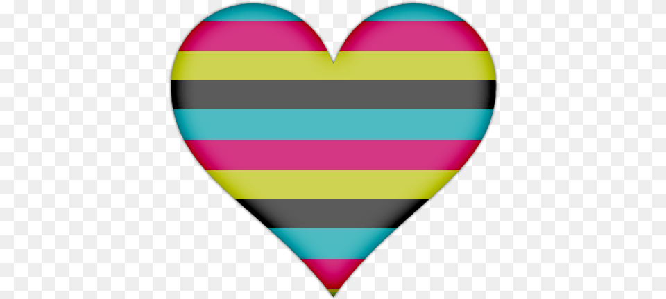Heart With Thick Horizontal Lines Icon Striped Heart, Balloon, Aircraft, Transportation, Vehicle Free Png Download