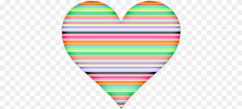 Heart With Thins Horizontal Stripes Icon Clipart Image Striped Hearts Clipart, Balloon, Person, Face, Head Free Png Download
