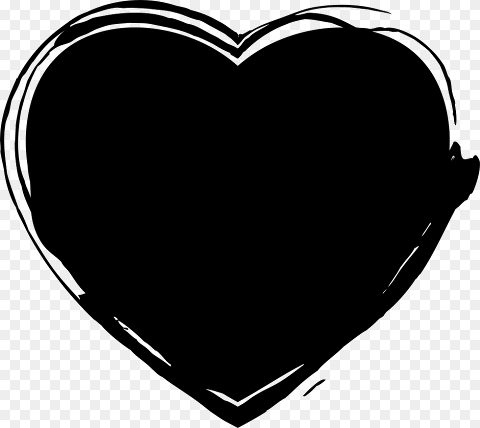 Heart With Weird Line Border Heart, Stencil, Adult, Female, Person Png