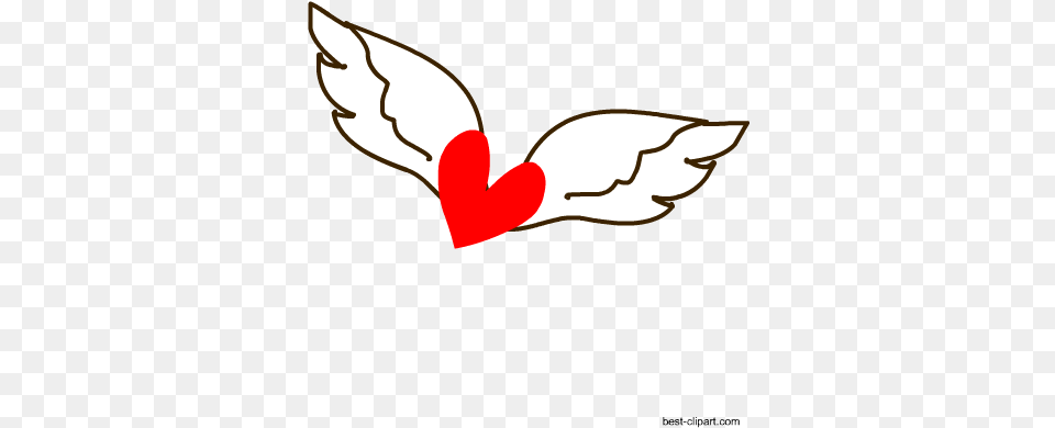 Heart With Wings Clipart Heart, Animal, Fish, Sea Life, Shark Png Image