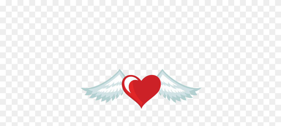 Heart With Wings Svg Cuts Scrapbook Cut Cute Heart With Wings, Symbol Free Png Download