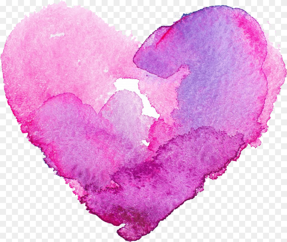 Heart Without Background Watercolour Heart Transparent Background, Flower, Petal, Plant, Rose Free Png