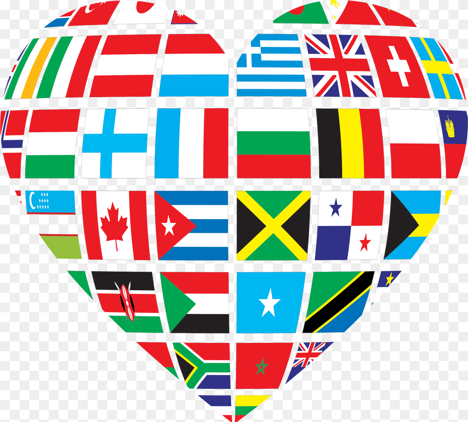 Heart World Clipart Global Heart Png Image