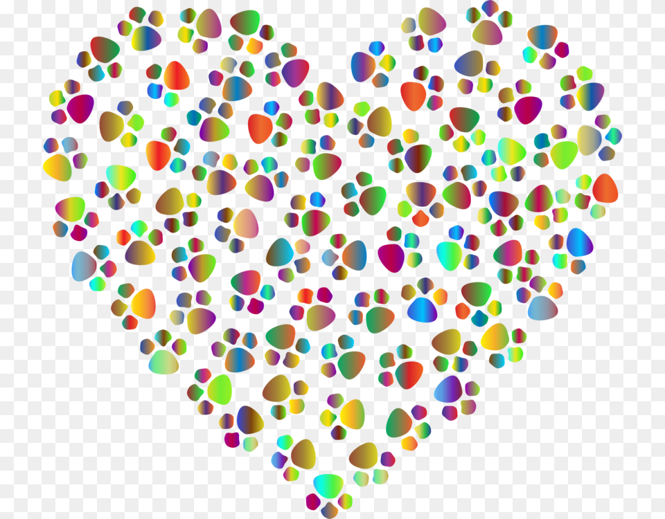 Heartarealine Heart With Paw Print, Pattern, Paper, Art, Graphics Png