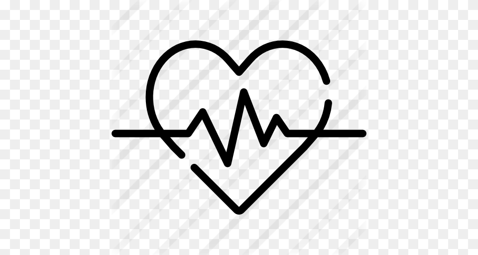 Heartbeat, Gray Free Transparent Png
