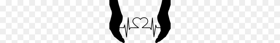 Heartbeat Clipart Black And White Enews, Gray Png