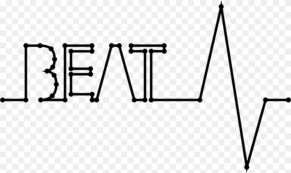 Heartbeat Clipart Music Beat Beat En, Gray Free Transparent Png