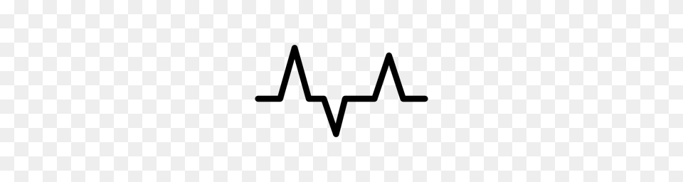 Heartbeat Electrocardiography Medical Cardiogram, Gray Free Png