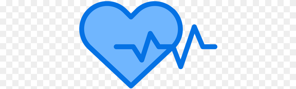 Heartbeat Icon Of Colored Outline Style Available In Svg Heart Beat Icon Blue, Logo Png