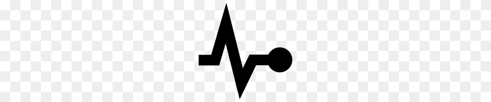 Heartbeat Icons Noun Project, Gray Png Image
