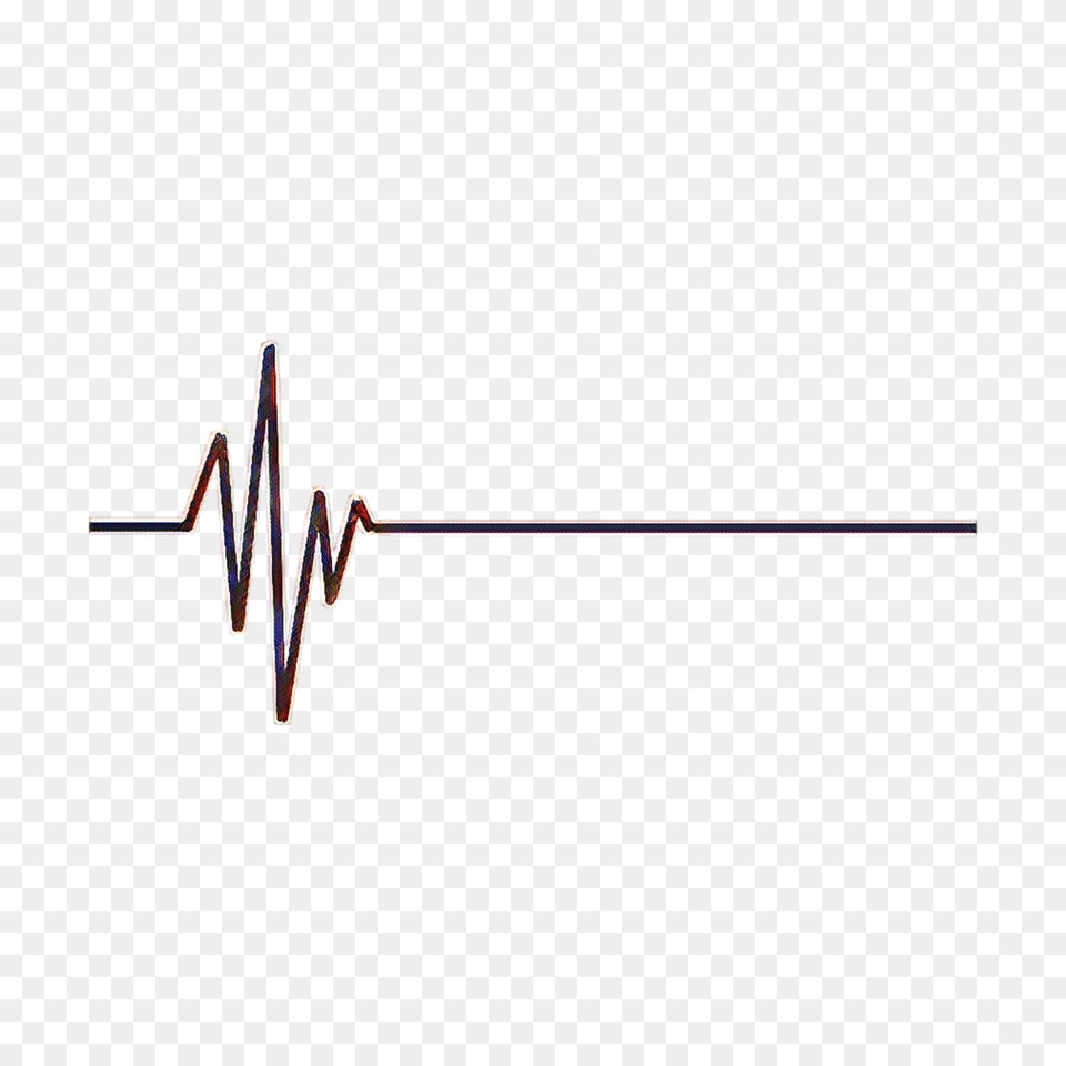 Heartbeat Line Stickers Decoration Free Png Download