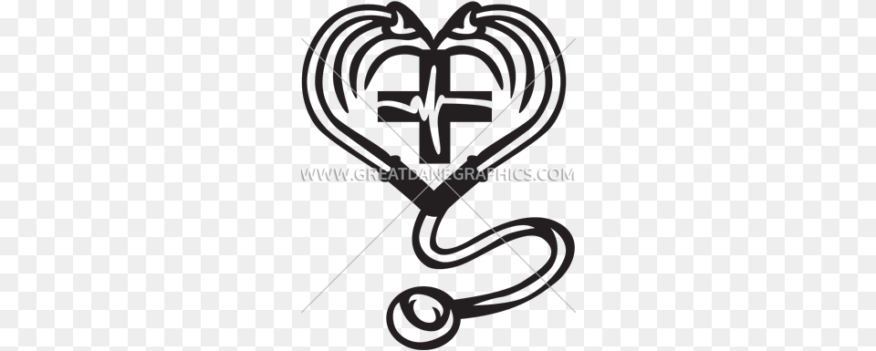 Heartbeat Production Ready Artwork For T Shirt Printing, Bow, Weapon, Emblem, Symbol Png Image