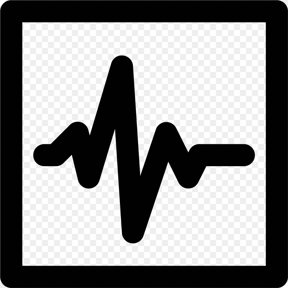 Heartbeat Vector Download Icon Monitoring, Gray Free Png