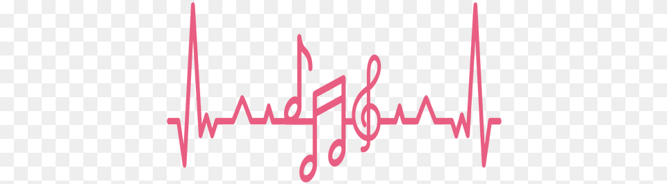 Heartbeat With Music Notes Transparent U0026 Svg Vector File Music Heartbeat, Text Free Png Download