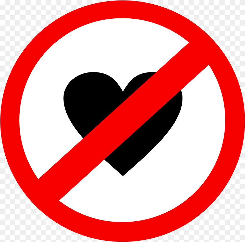 Heartbreak Emoji No Heart Icon, Sign, Symbol, Road Sign Png