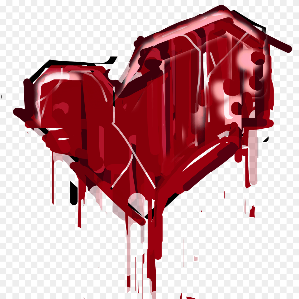 Heartbreak Heart Blood Splatter Graffiti Freetoedit Fte, Lighting, Dynamite, Outdoors, Weapon Png