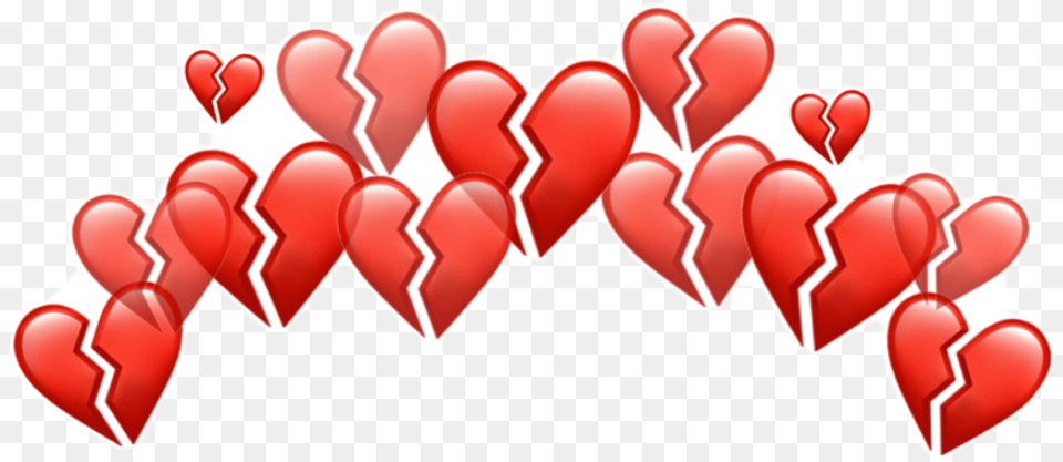 Heartbreak Heartbroken Crown Freetoedit Broken Heart Crown, Balloon, Dynamite, Weapon Png Image