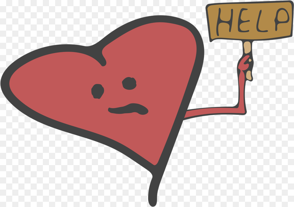 Heartbreak Podcast And Sign Onlypng Heart Clipart Full Heart, Cushion, Home Decor, Clothing, Hat Png Image