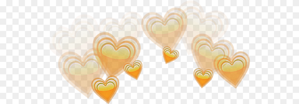 Heartcrown Hearts Headbandautumn Hellofall Fall Heart Emojis Blue Aesthetic Transparent, Food, Sweets Png Image
