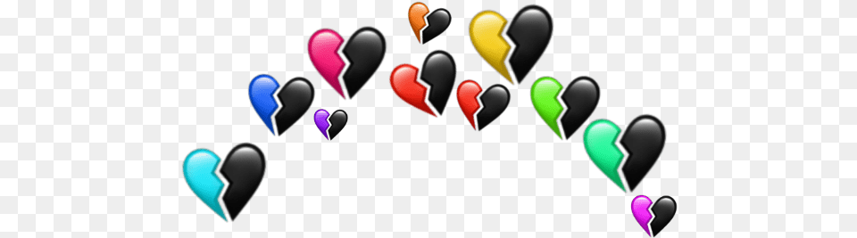 Heartcrown Love Heart Emoji Brokenhearts Brokenheart Graphic Design, Art, Graphics Png