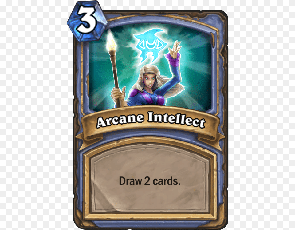 Hearthstone Arcane Intellect, Light, Adult, Female, Person Png Image