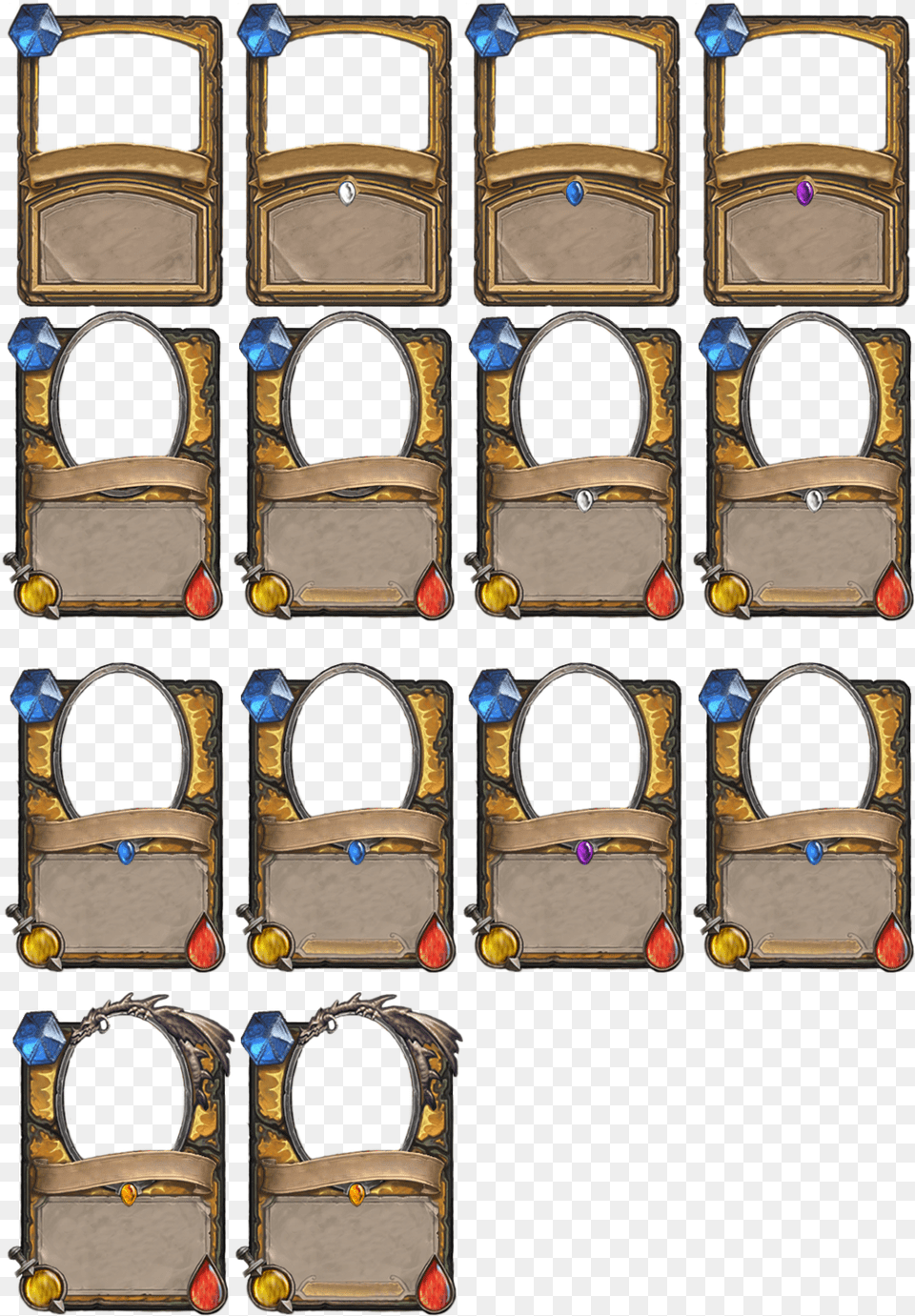 Hearthstone Empty Cards, Accessories, Art, Collage, Jewelry Free Png Download