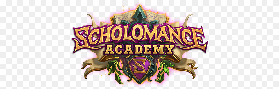 Hearthstone Hearthstone Scholomance Logo, Carnival, Food, Ketchup, Crowd Png Image