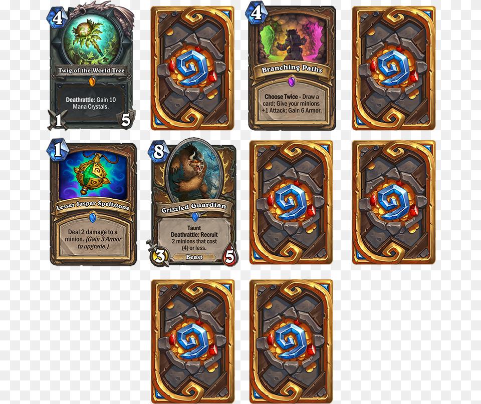 Hearthstone Kobolds And Catacombs List Druid, Art, Person Free Png Download