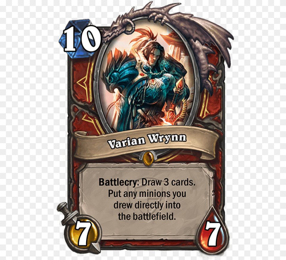 Hearthstone Legendary Cards Warrior, Advertisement, Book, Comics, Publication Png