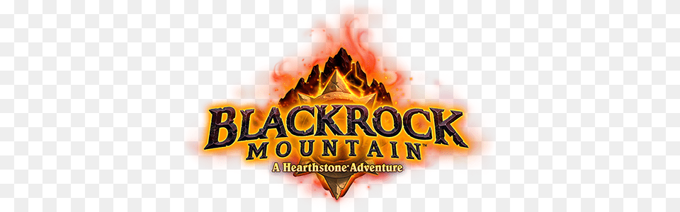 Hearthstone Promotions Card Packs For Hearthstone Blackrock Mountain A Hearthstone Adventure, Logo, Bonfire, Fire, Flame Free Png Download