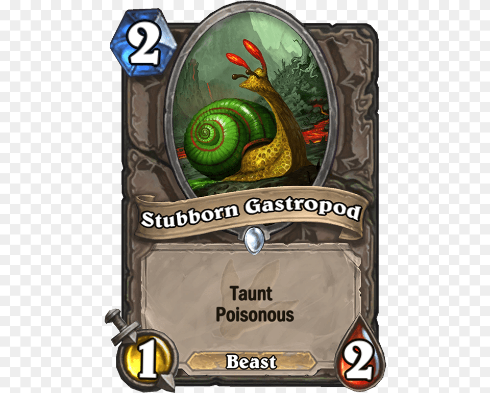 Hearthstone Stubborn Gastropod, Animal, Invertebrate, Snail Png