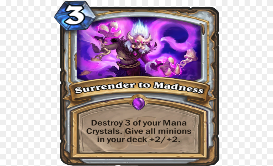 Hearthstone Surrender To Madness, Book, Publication, Purple, Comics Free Png Download