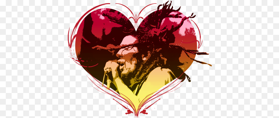 Heartjamaicabob Raggae Love Phone Case Iphone, Art, Graphics, Adult, Person Png