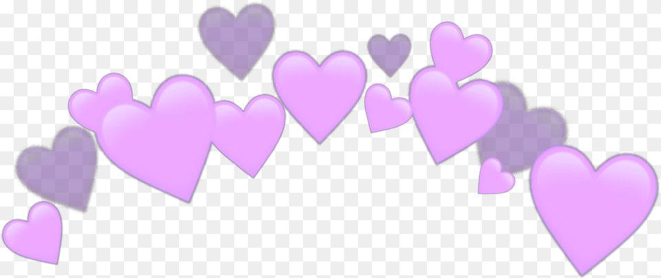 Heartjoon Purple Heartcrown Heart Png