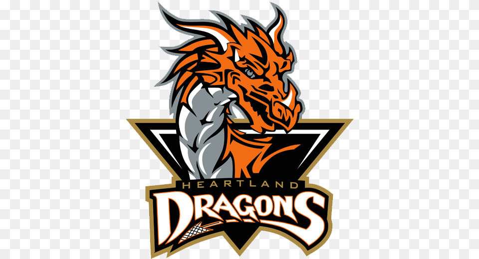 Heartland Dragons Logo Logos For Cricket New Team Dayton Dragons Png Image