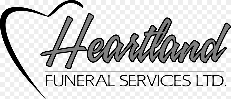 Heartland Funeral Services Calligraphy, Text, Logo Png Image