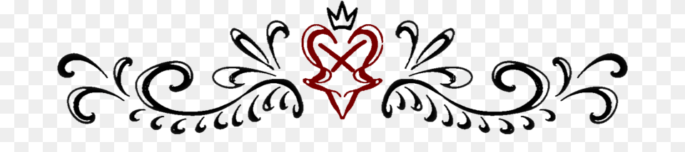 Heartless King Elegant Divider, Logo, Symbol Free Png Download