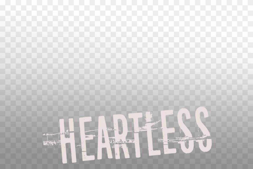 Heartless Text Calligraphy, Logo Png Image