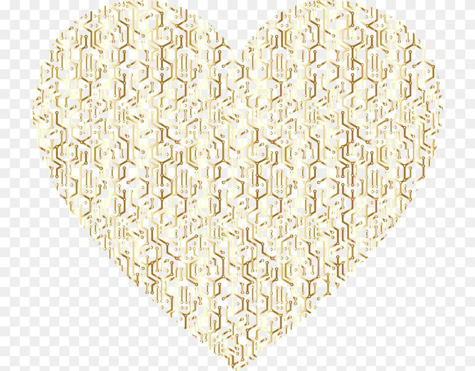 Heartlineorgan Gold Heart No Background, Chandelier, Lamp, Pattern Png