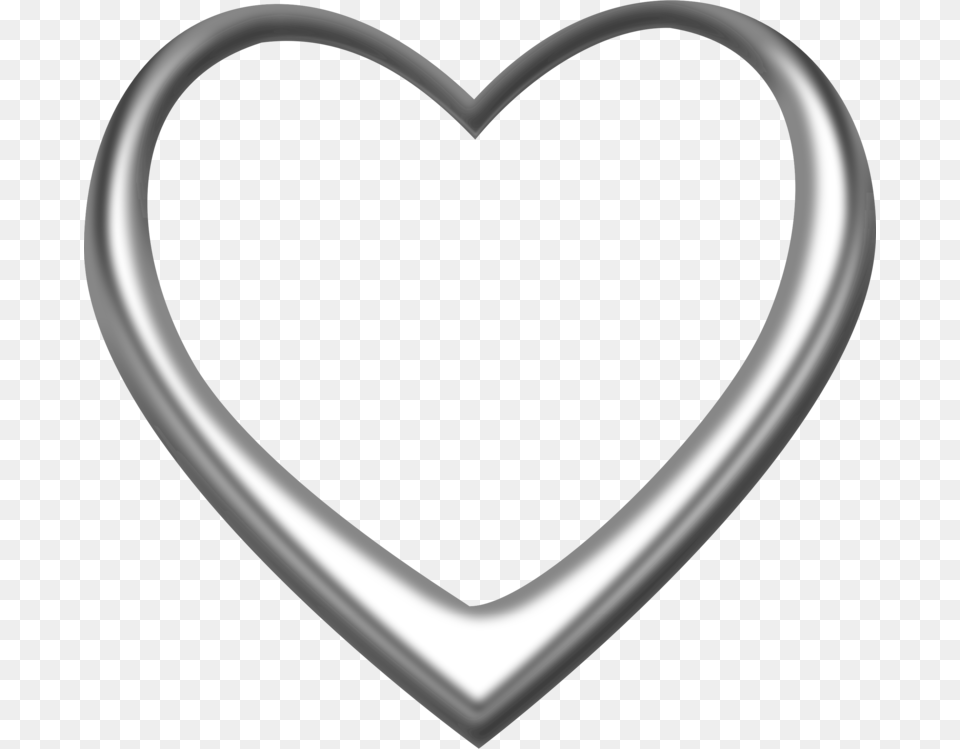 Heartmetallocket Silver Heart Png Image