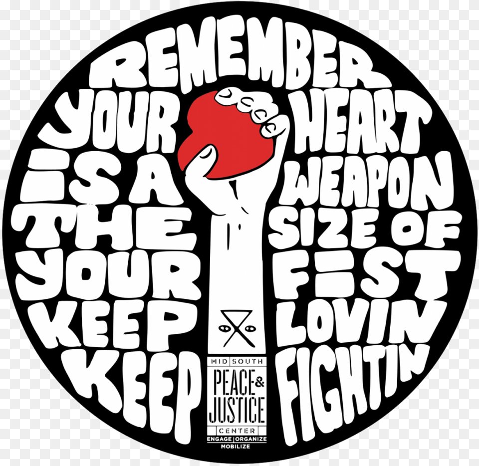 Heartmuscle Fighting For Justice, Sticker, Advertisement, Poster, Body Part Free Png Download