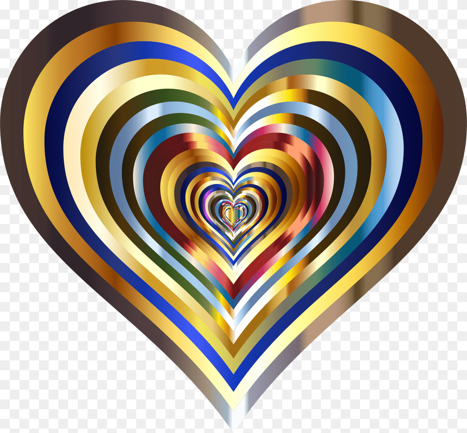 Heartorgansymmetry Metallic Hearts, Heart, Pattern Free Png